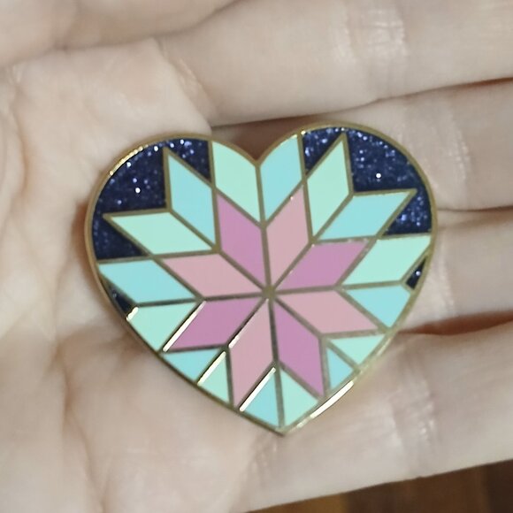 Metal Heart Pin - Picture 1 of 3